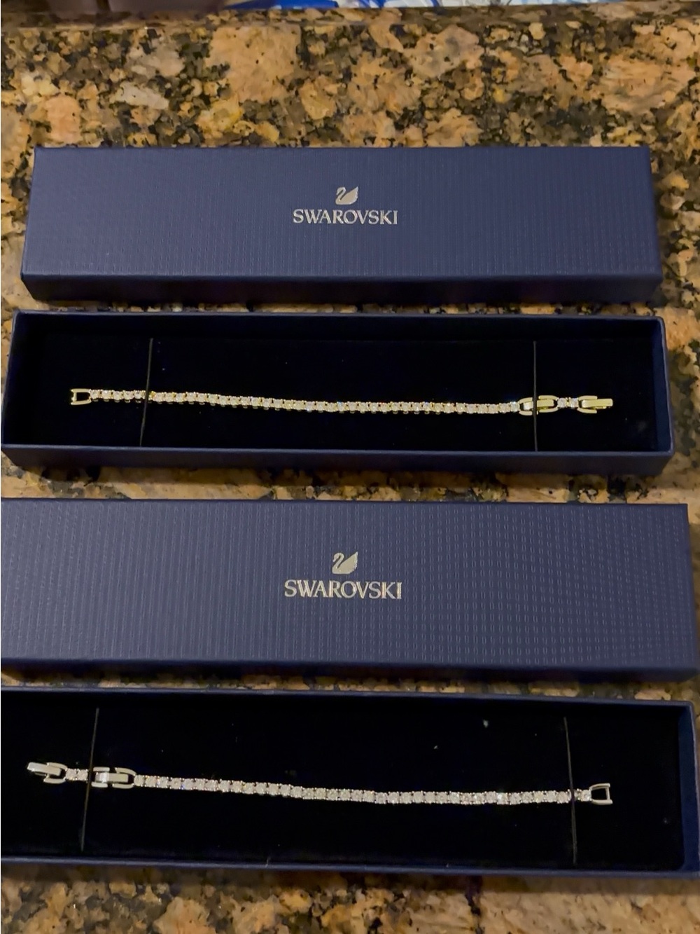Swarovski Silver Crystal Tennis Matrix Bracelet
